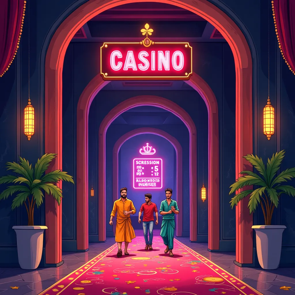 tabtouch hero background with neon slot reels